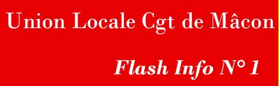 Flash info N°1