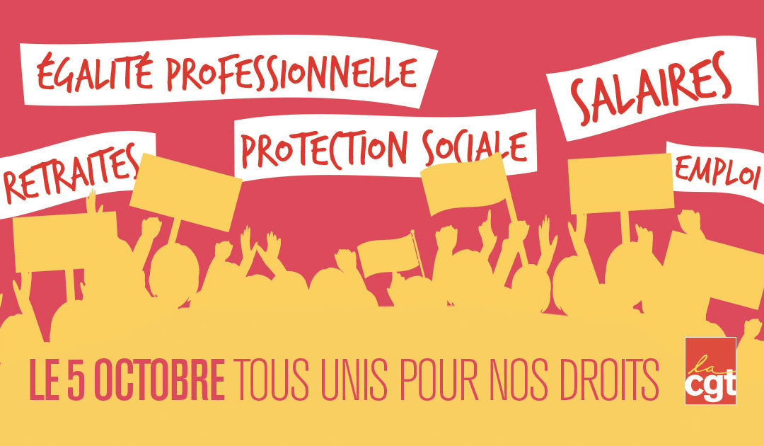 5 raisons pour manifester le 5 octobre