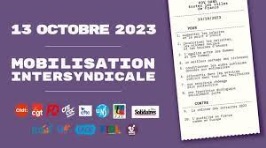 Le 13/10, toutes et tous ensemble – 14h maison des syndicats