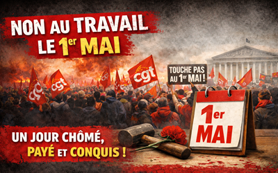 Travail le 1er mai : courrier aux député·es