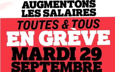 Le 29 septembre, on se mobilise !