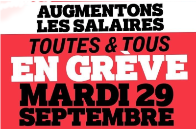 Le 29 septembre, on se mobilise !